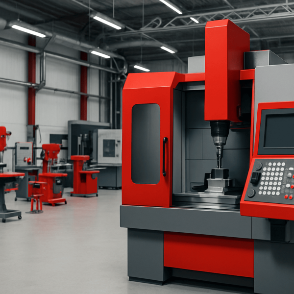 ورشة تصنيع حديثة بالألوان الحمراء والرمادية.png